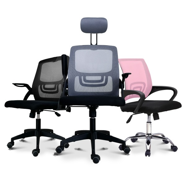 일루일루,[일루일루] 리오넬 회전형 메쉬 사무용 공부 사무실 학생 컴퓨터 의자 3type